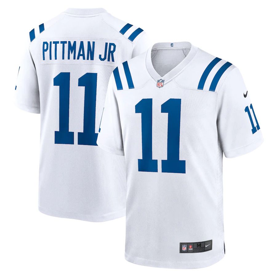 Men Indianapolis Colts #11 Michael Pittman Jr Nike White Player Game NFL Jersey->indianapolis colts->NFL Jersey